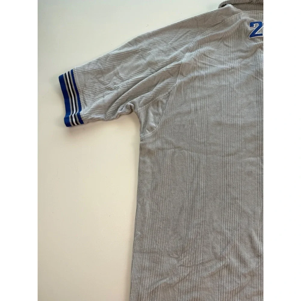 Jordan Brand Grey Ribbed Corduroy Short Sleeve Button Up Shirt XXLT 23 Jumpman - Picture 12 of 12